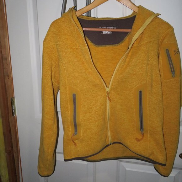Arc’teryx Polartex Gorpcore Fleece Jacket Women's Medium M Yellow - Picture 1 of 7